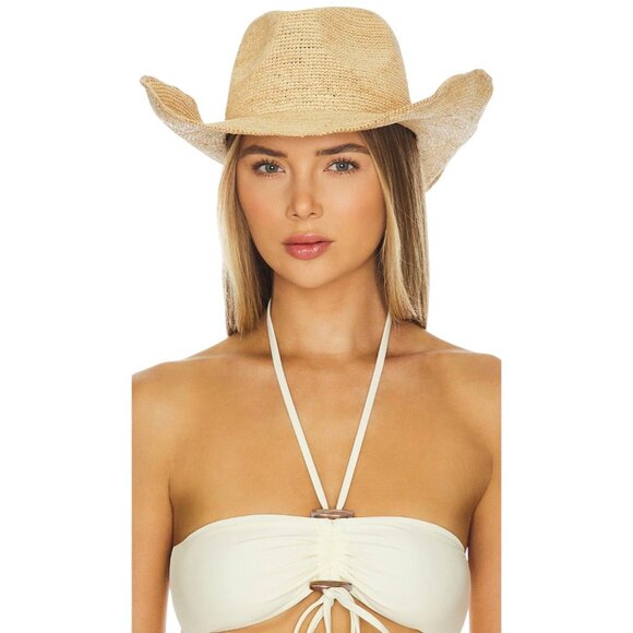 Casa Clara Cowboy Hat in Raffia Small Medium Womens Beach Garden - Picture 1 of 10